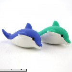 Iwako Japanese Erasers 2 Colours Dolphin 2 pieces  B00DQ7UNWO